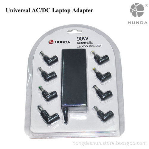 Universal 8-12 pcs DC Power Jack Laptop Ac Adapter Power Charger 90w